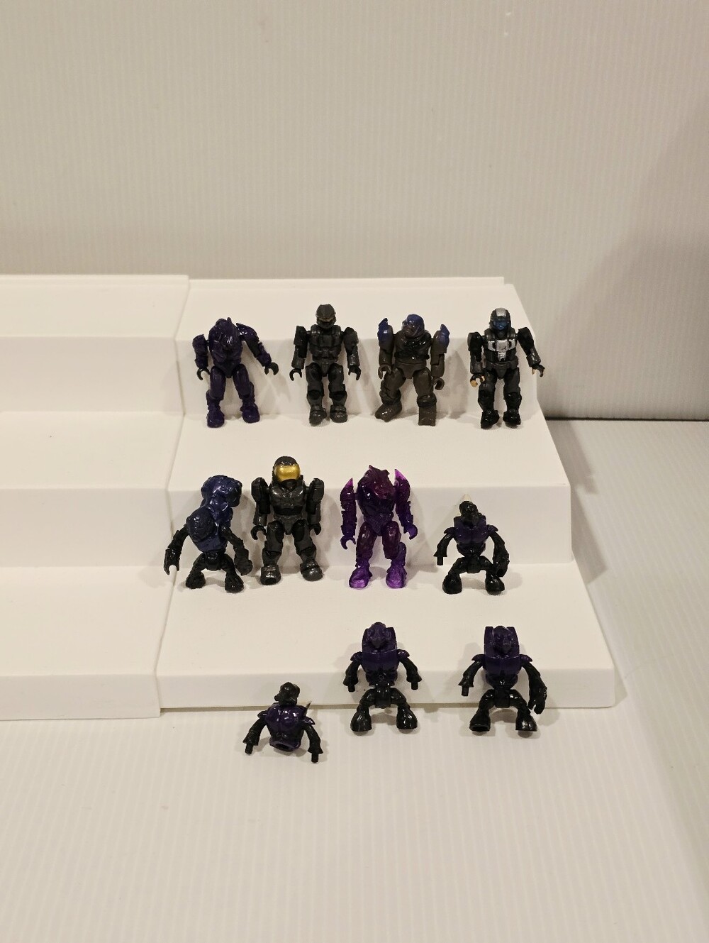 Mega Bloks Halo Ultimate Battle Collector Purple Figure Spartan ODST Elite Grunt